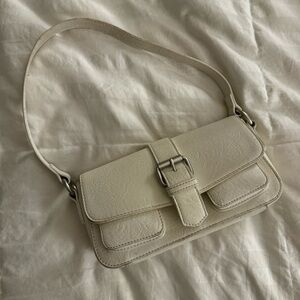 Brandy Melville White Shoulder Bag